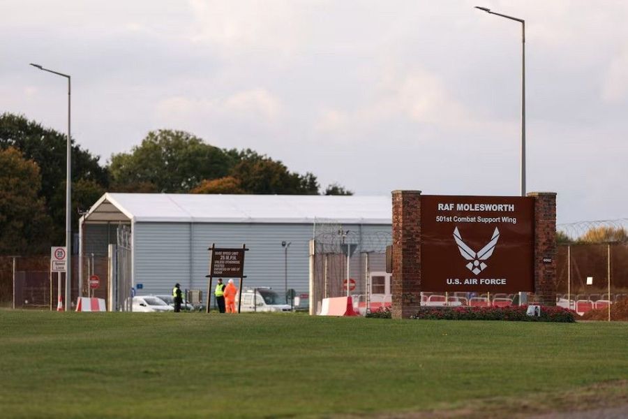 Base aérea de RAF Molesworth en Cambridgeshire, Reino Unido
