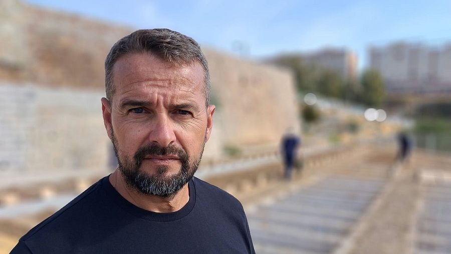 Said Mohamed, encargado del cementerio de Sidi Embarek