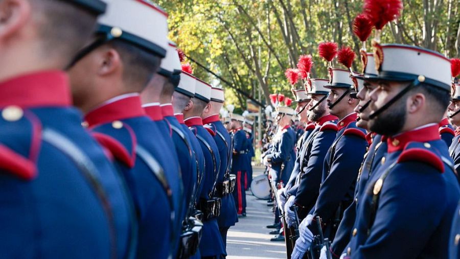 Imagen del desfile facilitada por el Ministerio de Defensa