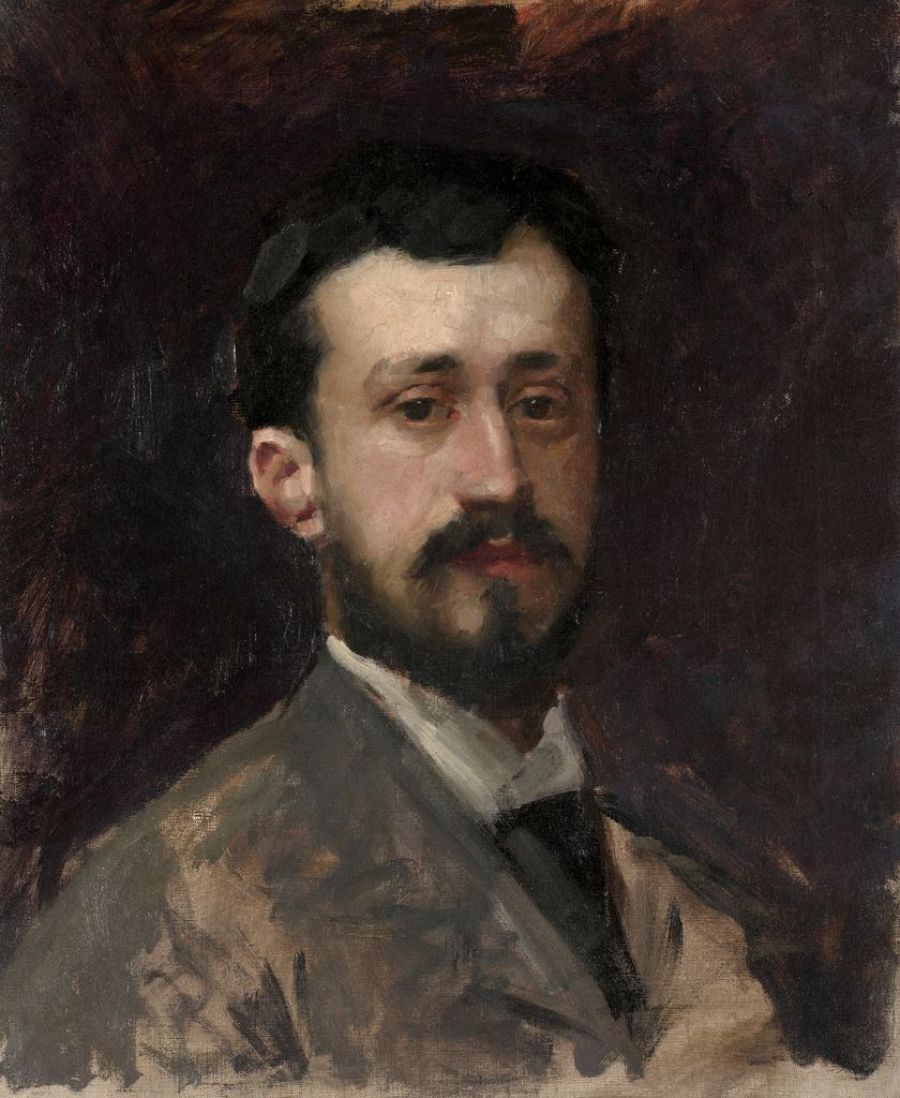 Autorretrato de Ricardo de Madrazo, hacia 1880