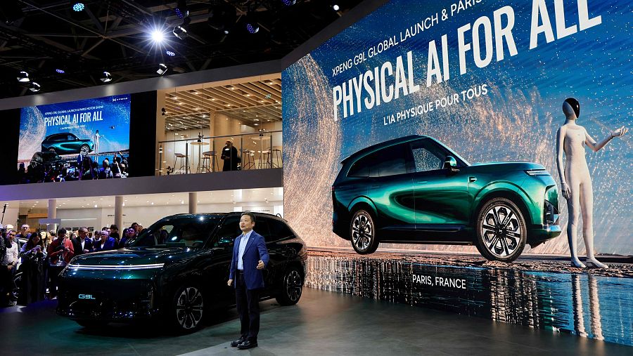 He Xiaopeng, CEO de XPeng en el Salón Mundial del Automóvil de Paris 2026