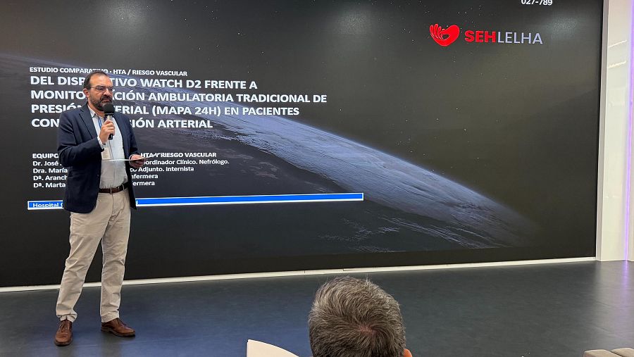 El doctor García Donaire en su intervención ante los medios