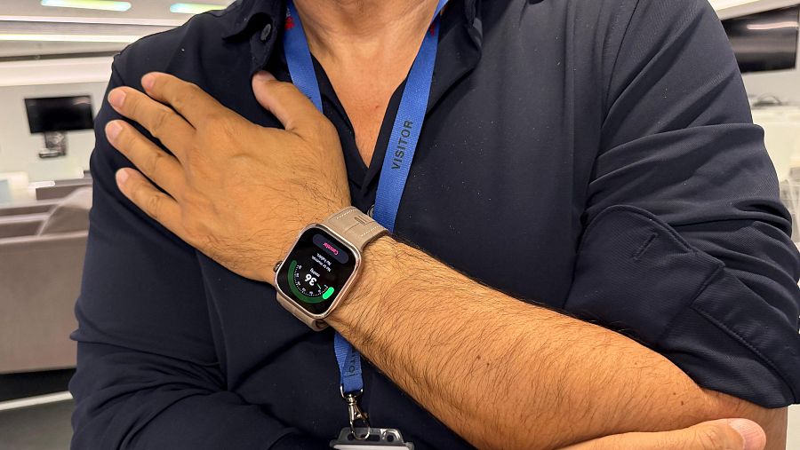 Medición presión arterial con el Watch D3 de Huawei