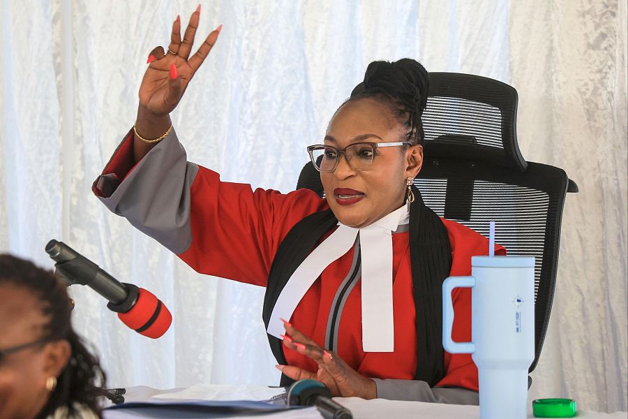La jueza del Tribunal Superior de Kenia, Diana Kavedza Mochache
