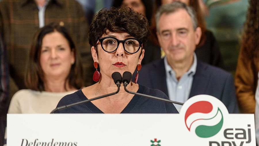 La portavoz del PNV en el Congreso, Maribel Vaquero, que vuelve a encabezar la lista al Congreso por Gipuzkoa.