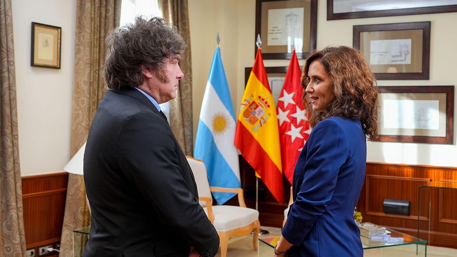 Isabel Díaz Ayuso y Javier Milei se reúnen en Madrid