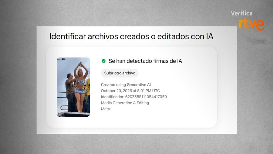 Resultado del análisis de este vídeo con Meta AI.