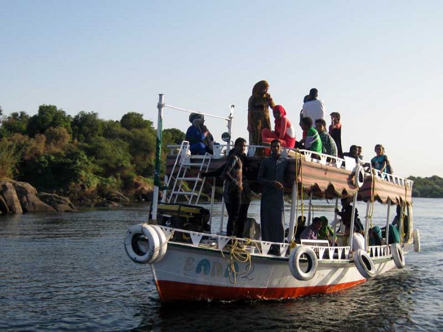 En barca por el Nilo