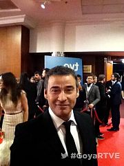 El actor Eduard Fernández, nominado esta noche. 