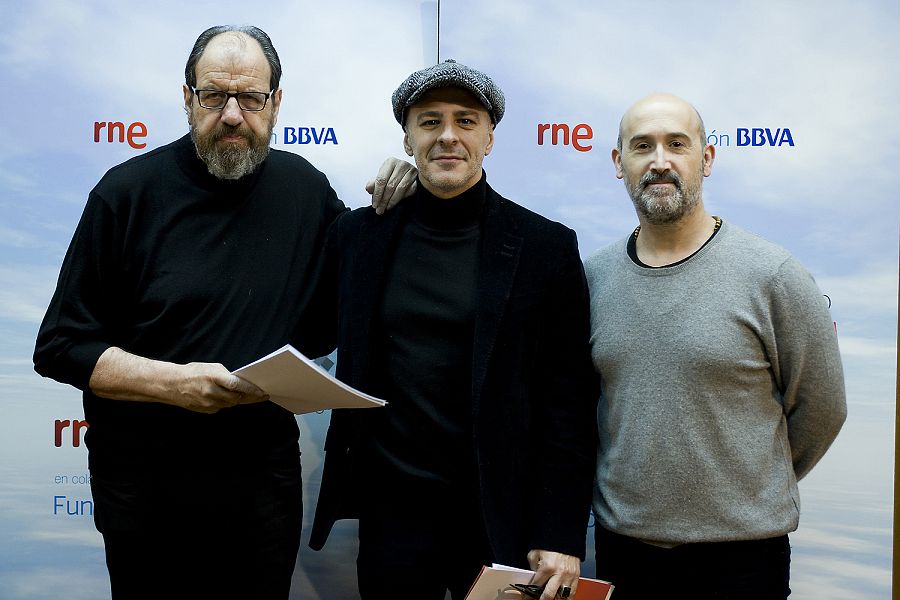 José María Pou, Roberto Álamo y Javier Cámara.