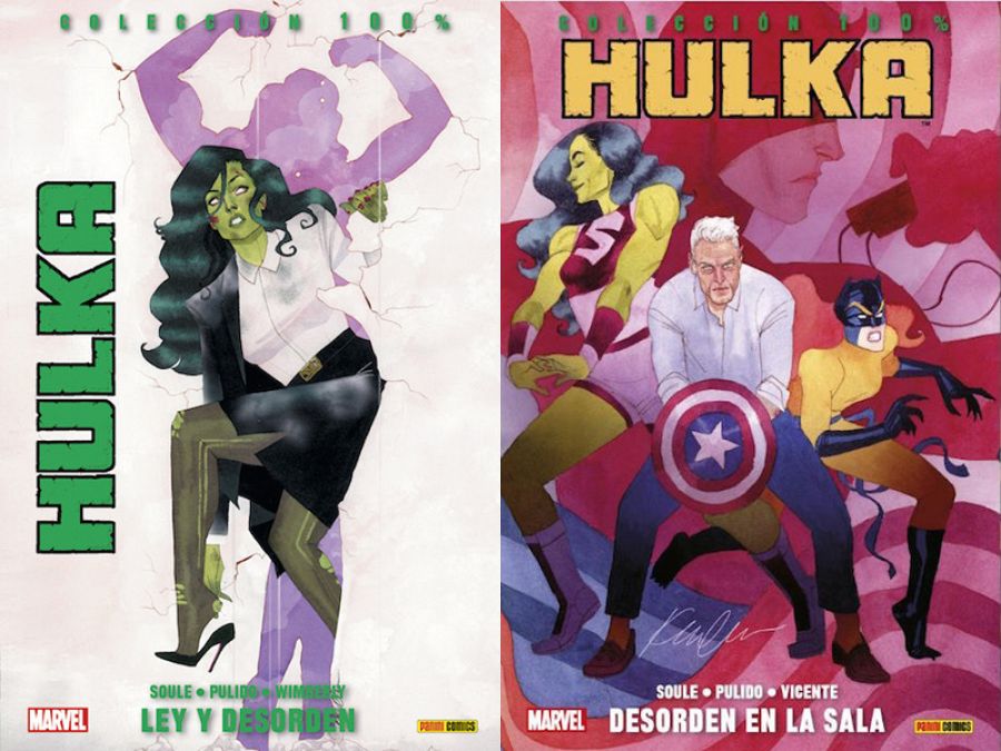 Portadas de la edición española de Hulka