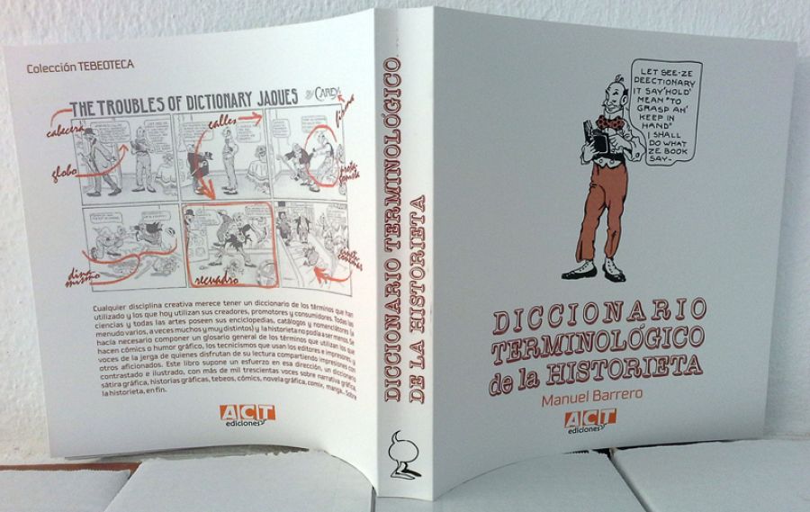 Portada del 'Diccionario terminológico de la historieta'