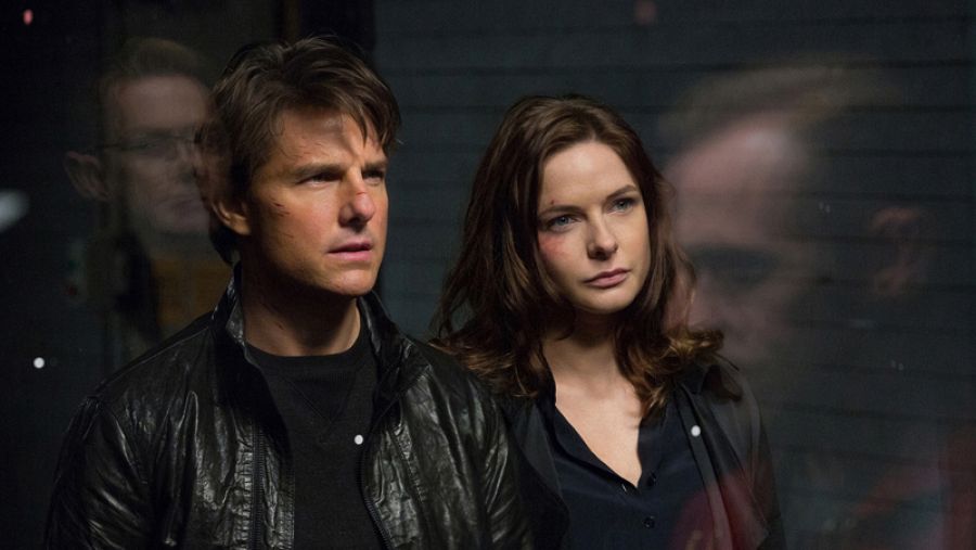 Tom Cruise y Rebecca Ferguson en una escena de 'Misión: Imposible - Nación secreta'