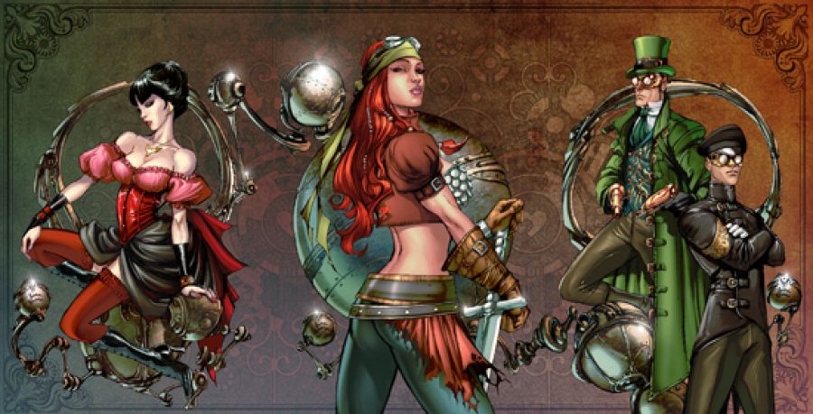 Magna Spadarrosa, Red Sonja, The Green Hornet y Kato