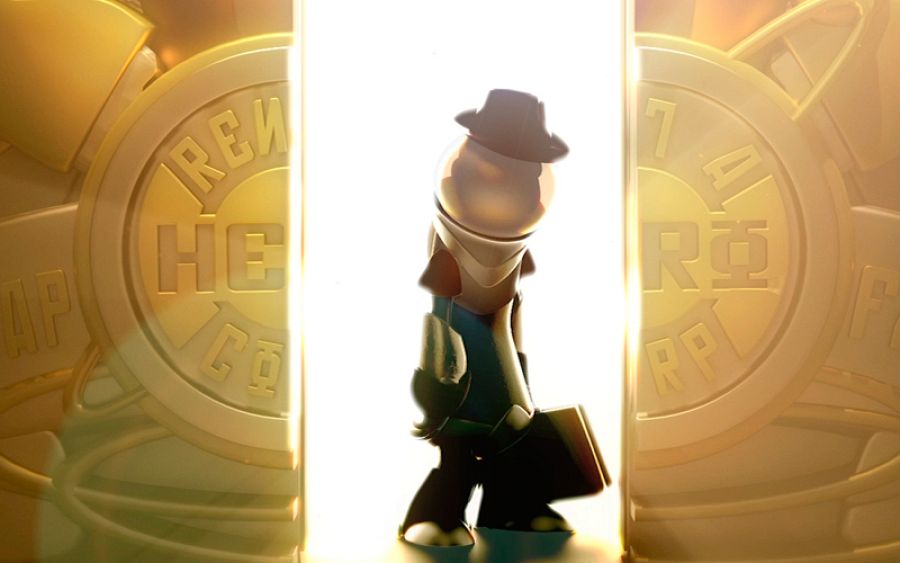 Buck llegando al curro superheríco sin muchas ganas