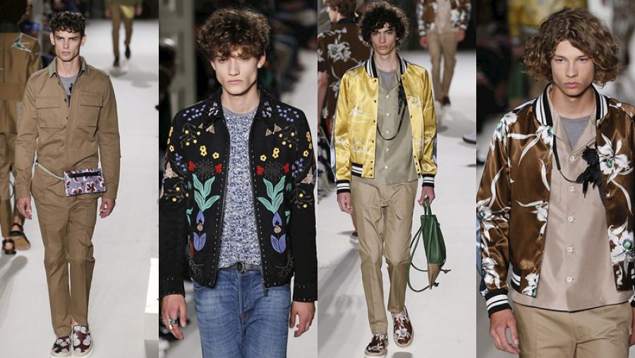 Desfile de Valentino para hombre para la primaver