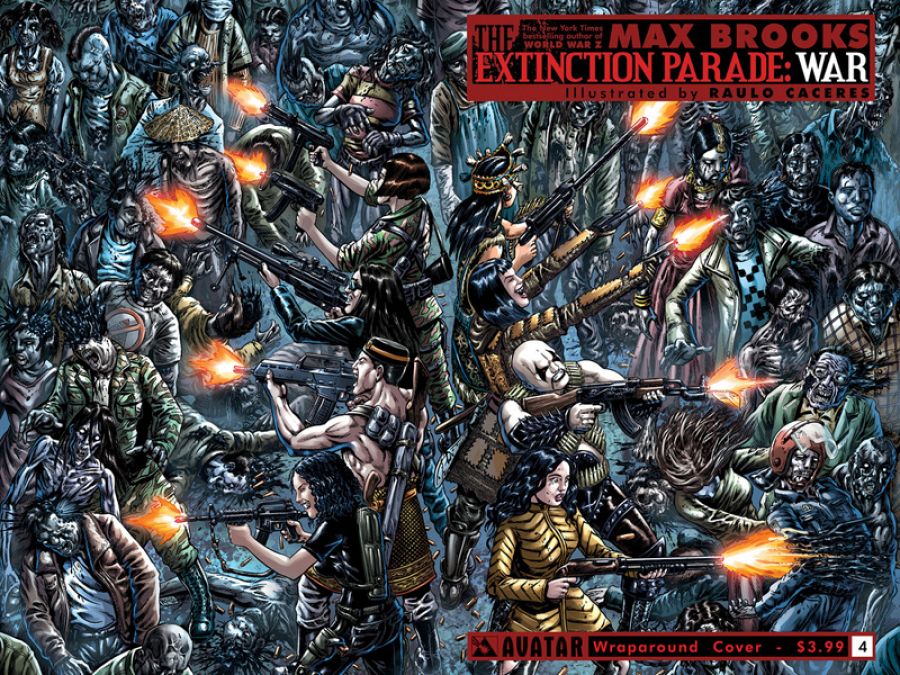 Portada del cuarto número de 'Extincion Parade: War'