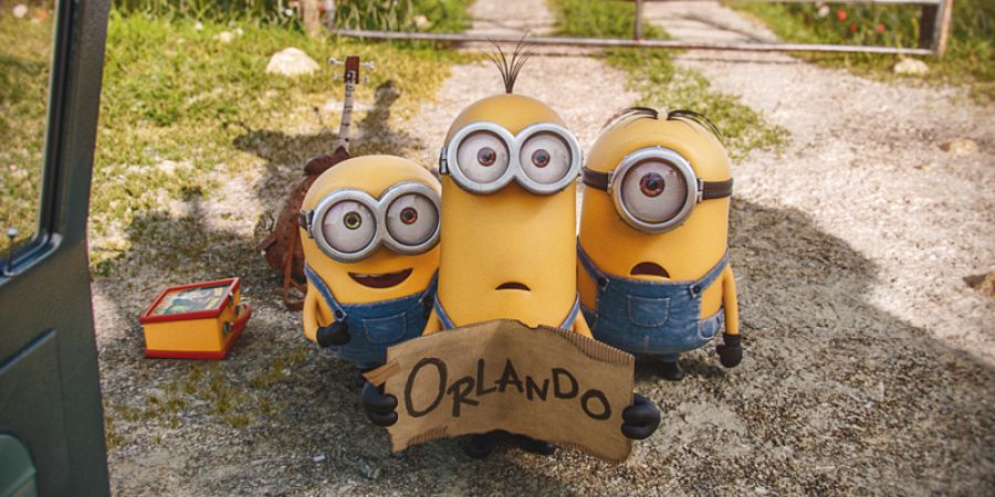 Kevin, Stuart y Bob en una secuencia de 'Los Minions'
