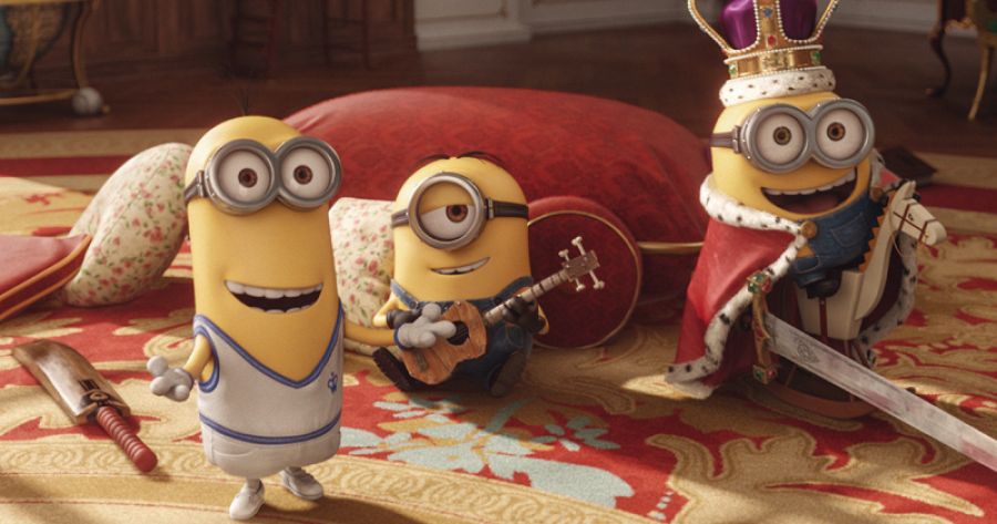 Kevin, Stuart y Bob en una secuencia de 'Los Minions' 