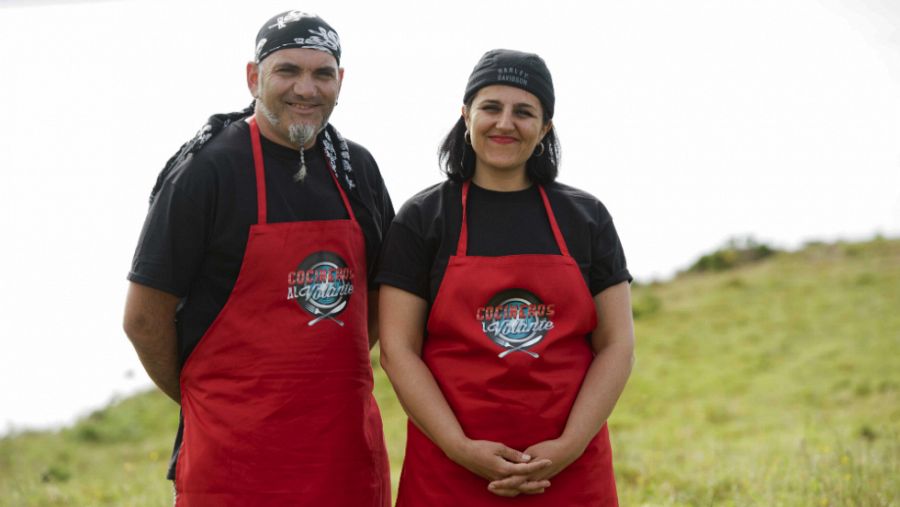 Magda Arenos y Jean Michel Gallinaro