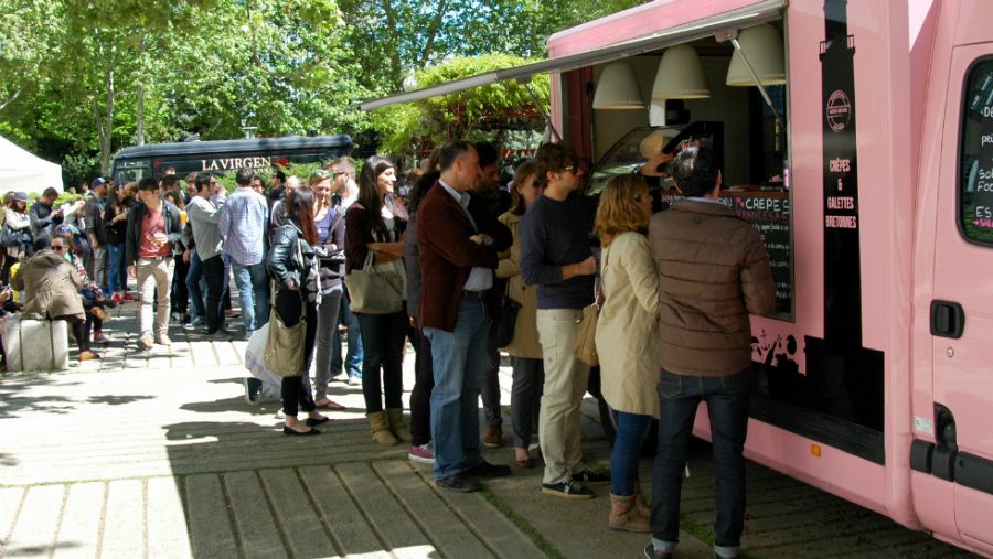 El 'food truck' Trisk'An en el evento MadrEAT