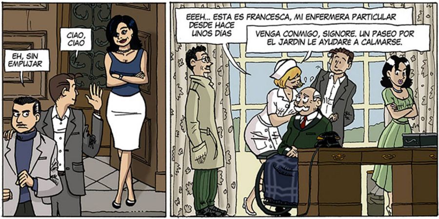 Viñetas de 'Vespas y Tintorettos'