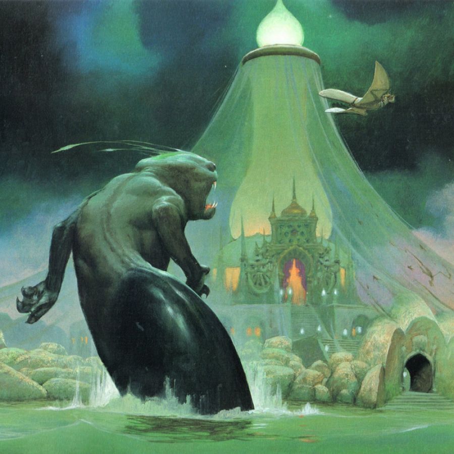 Ilustración de 'El Mercenario' de inspiración oriental