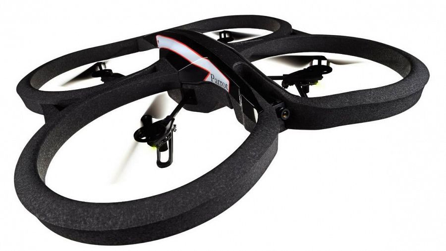 `Quadrotor ARDrone Parrot¿ empleado en el proyecto.