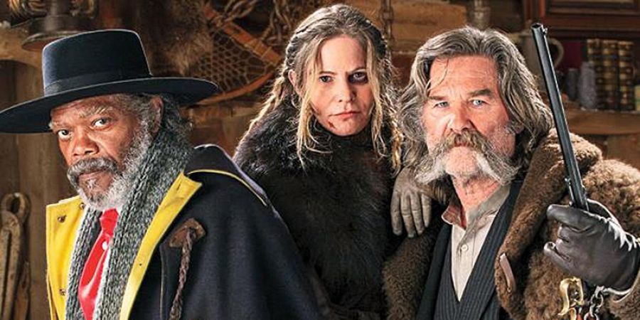 Imágen de 'The hateful eight', la nueva película de Quentin Tarantino protagonizada por  Samuel L. Jackson, Kurt Russell y Jennifer Jason Leigh