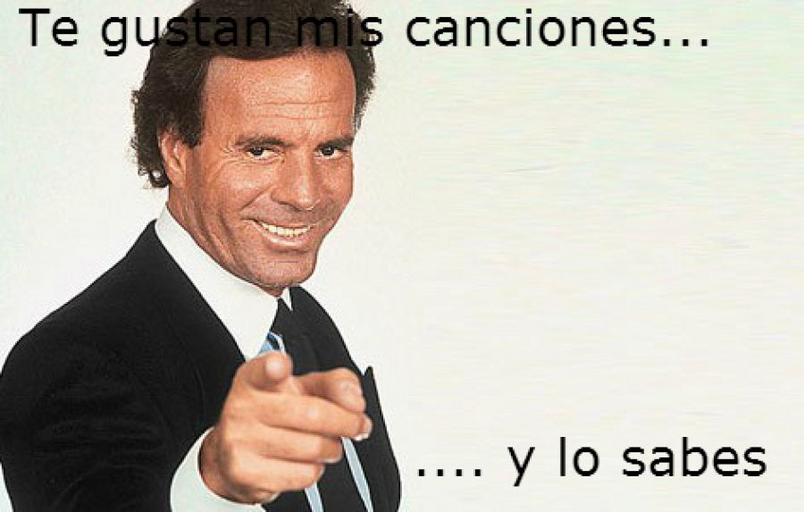 Uno de los 'memes' de Julio Iglesias