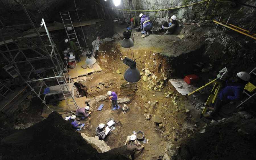 Cueva del Portalón en los yacimientos se Atapuerca