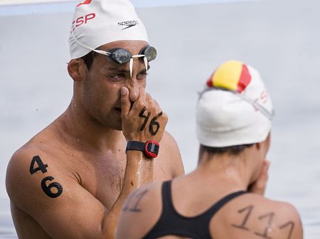 Héctor Ruiz, en una prueba disputada en Hungría