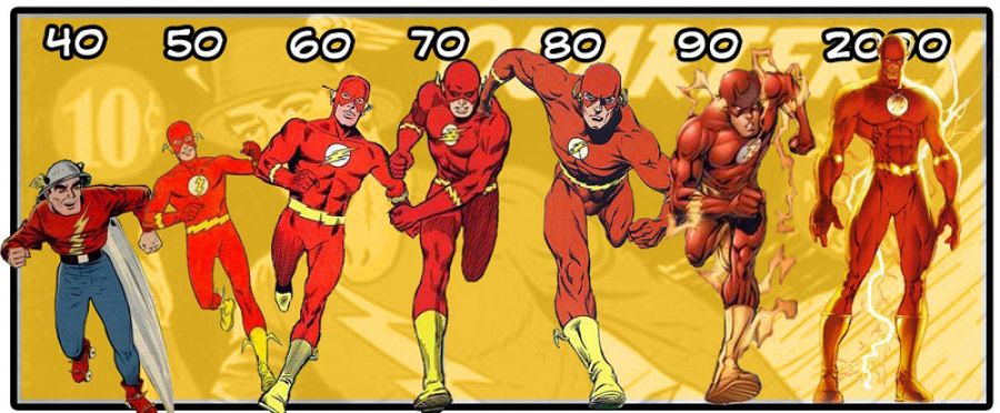 La evolución de Flash a lo largo de las décadas