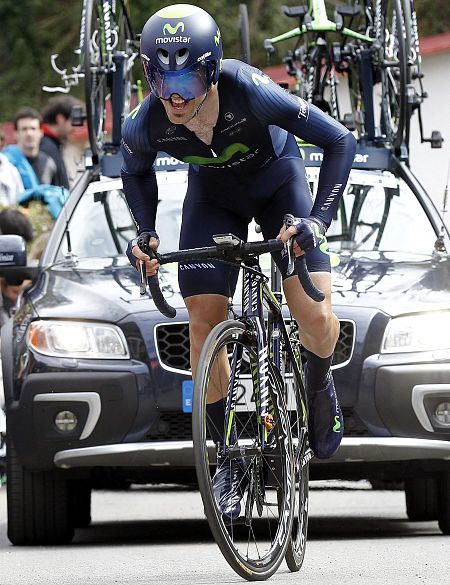 Ion Izaguirre, durante la Vuelta al País Vasco