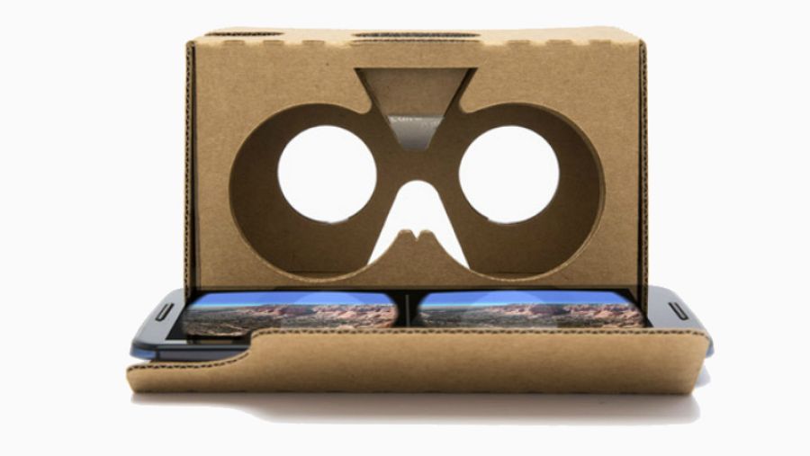 El soporte Google Cardboard.