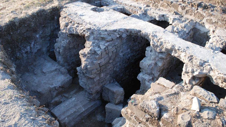 Imagen de uno de los hallazgos del CSIC en Tusculum (Italia)