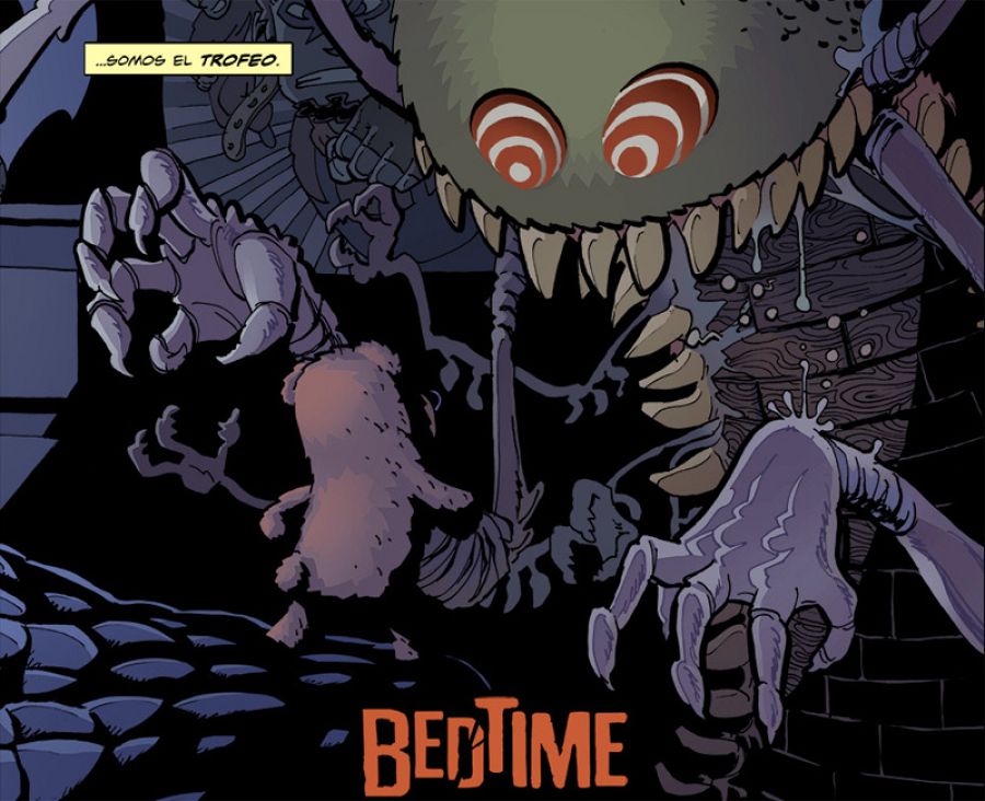 Bedtime narra la lucha de los monstruos (Pesadillas) contra los peluches
