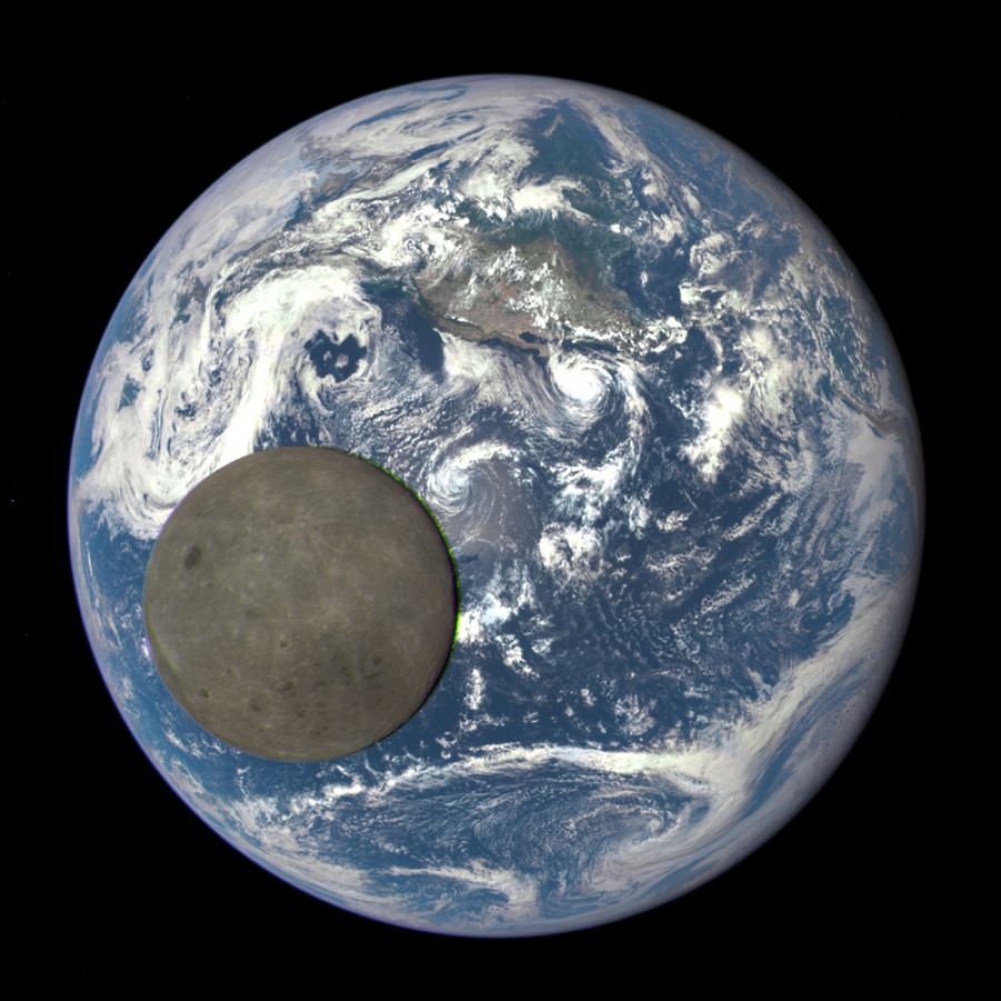 La NASA ha captado un tránsito lunar desde 1,5 millones de kilómetros
