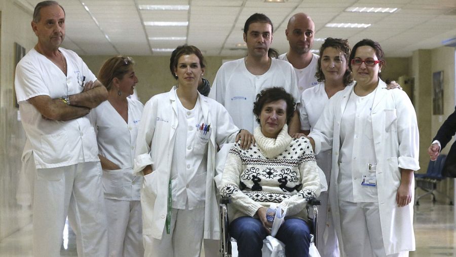 La auxiliar de enfermería Teresa Romero, dada de alta tras superar el ébola