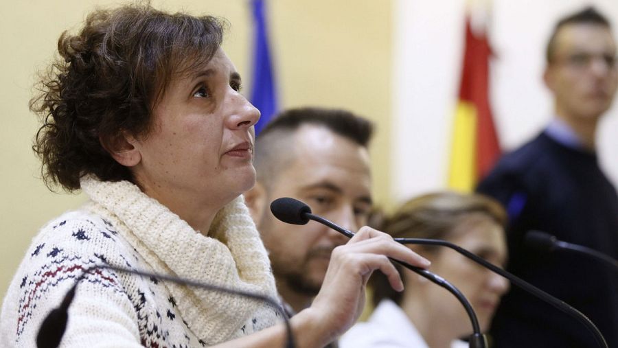 La auxiliar de enfermería Teresa Romero comparece ante los medios tras superar el ébola