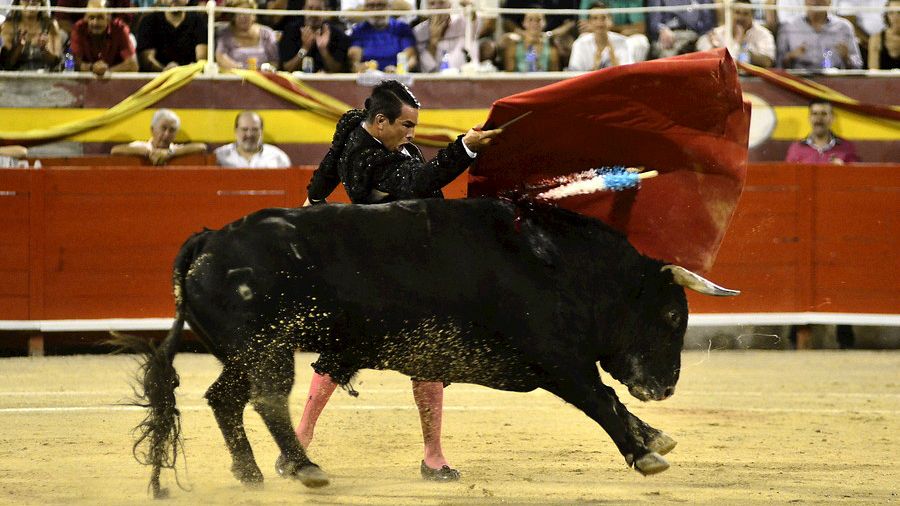 José María Manzanares, en la corrida nocturna de Palma de Mallorca