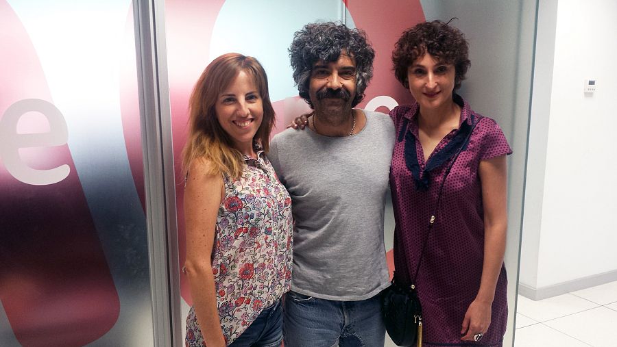 Celia de Molina, Fede Celada e Isabel Gaudí, los actores protagonistas de 'Dinero negro'.