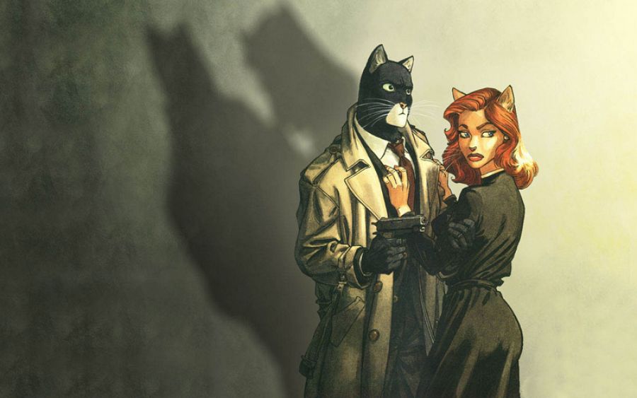 Ilustración de 'Blacksad'