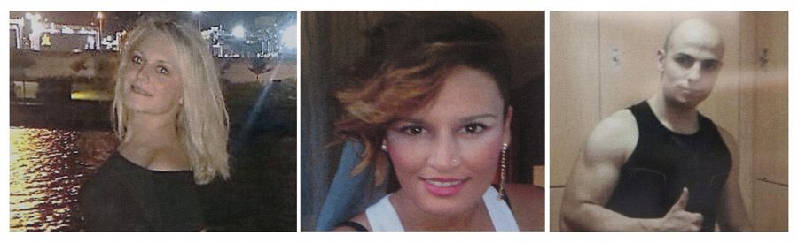 De izquierda a derecha: Marina Okarynska, Laura del Hoyo y Sergio Morate