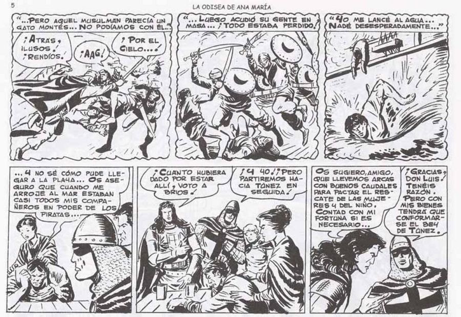 Página de 'El Guerrero del Antifaz'