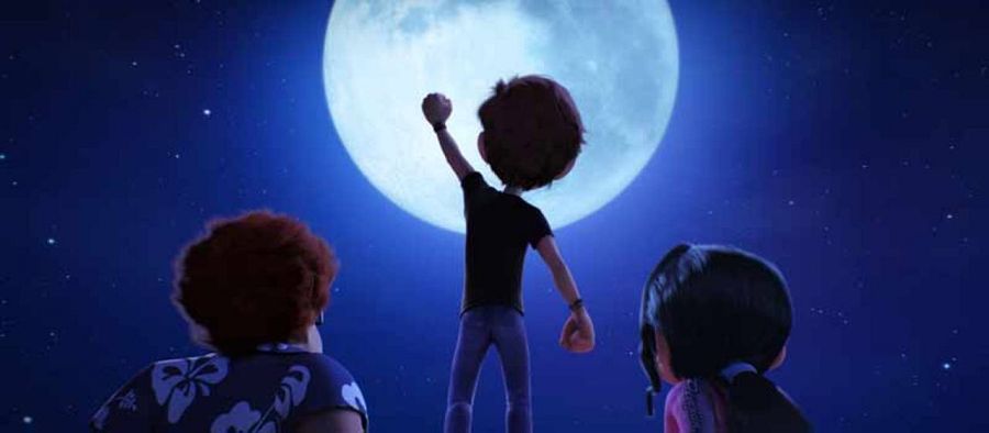 Los jóvenes protagonistas sueñan con llegar a la Luna