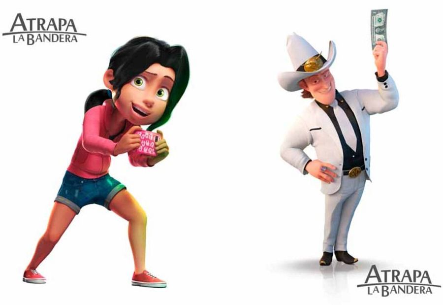 Amy González y Richard Carson, a los que prestan sus voces Michelle Jenner y Dani Rovira