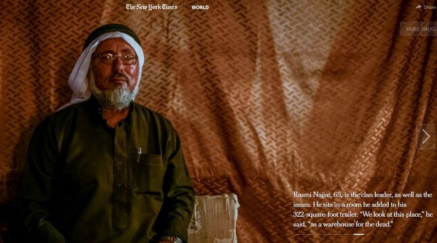 Imagen de uno de los paseos del New York Times por Israel y Gaza.