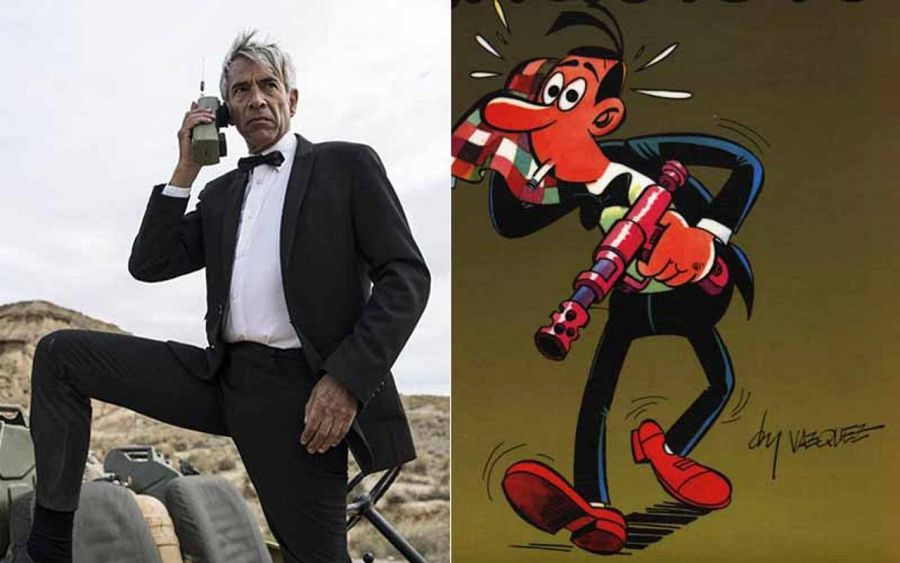 Imanol Arias y el Anacleto de Vázquez