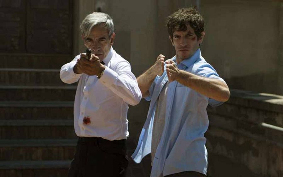 Anacleto y su hijo Adolfo (Imanol Arias y Quim Gutiérrez), juntos contra el crimen